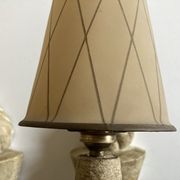 Pair of Arlus torchlight wall light in art deco plaster 1950