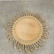 Vintage rattan sun mirror from the 60s