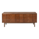 Important sideboard with drawers in teak, Italian design, 1960s.
