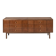 Important sideboard with drawers in teak, Italian design, 1960s.