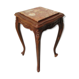 Square healing, cherry wood side table