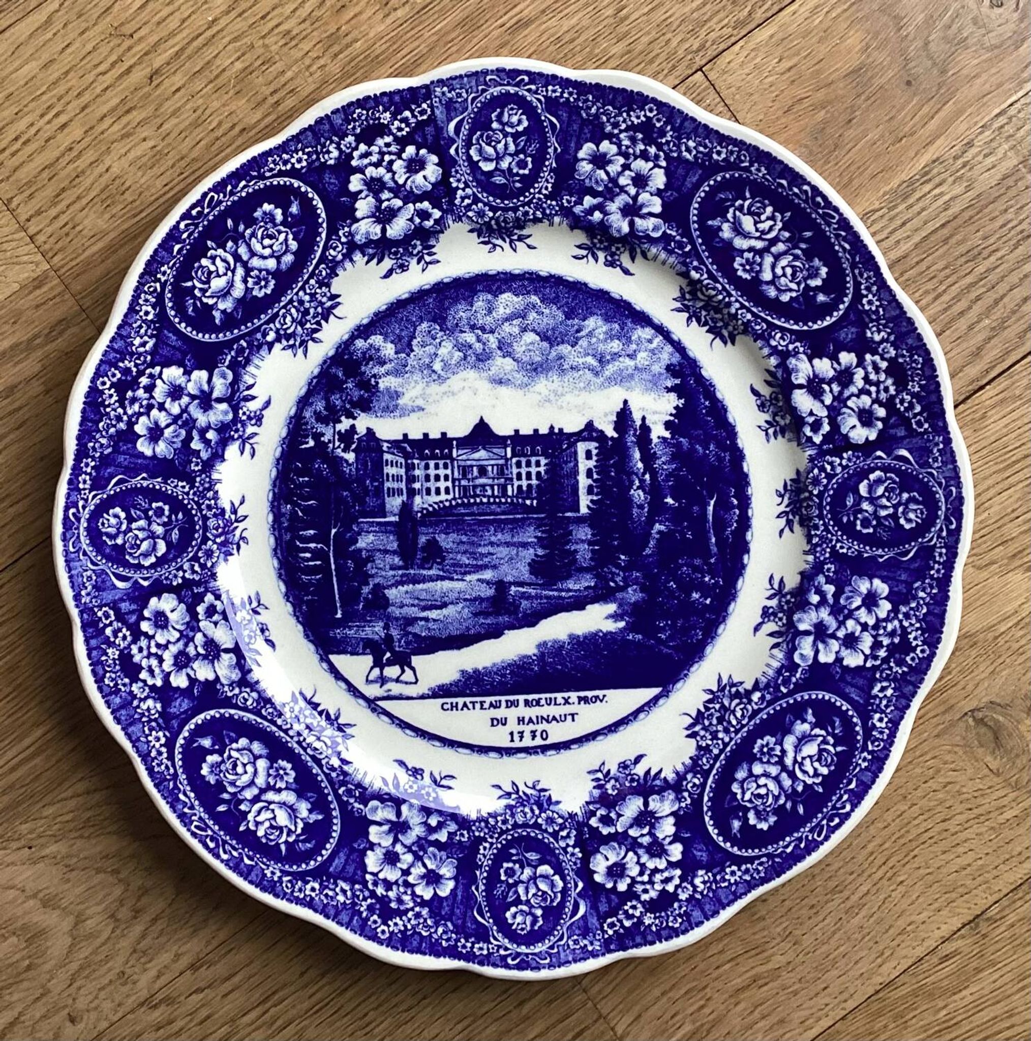 Boch brothers "keramis" plate - vintage
