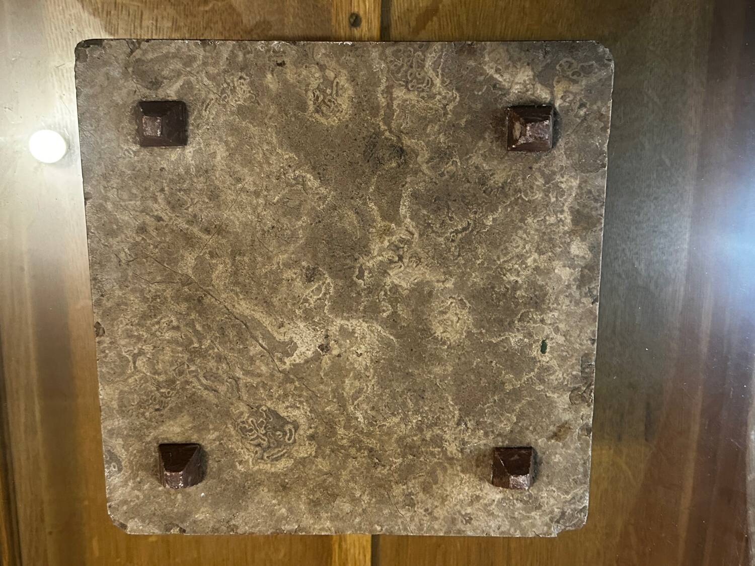 Trivet, base in ancient marble