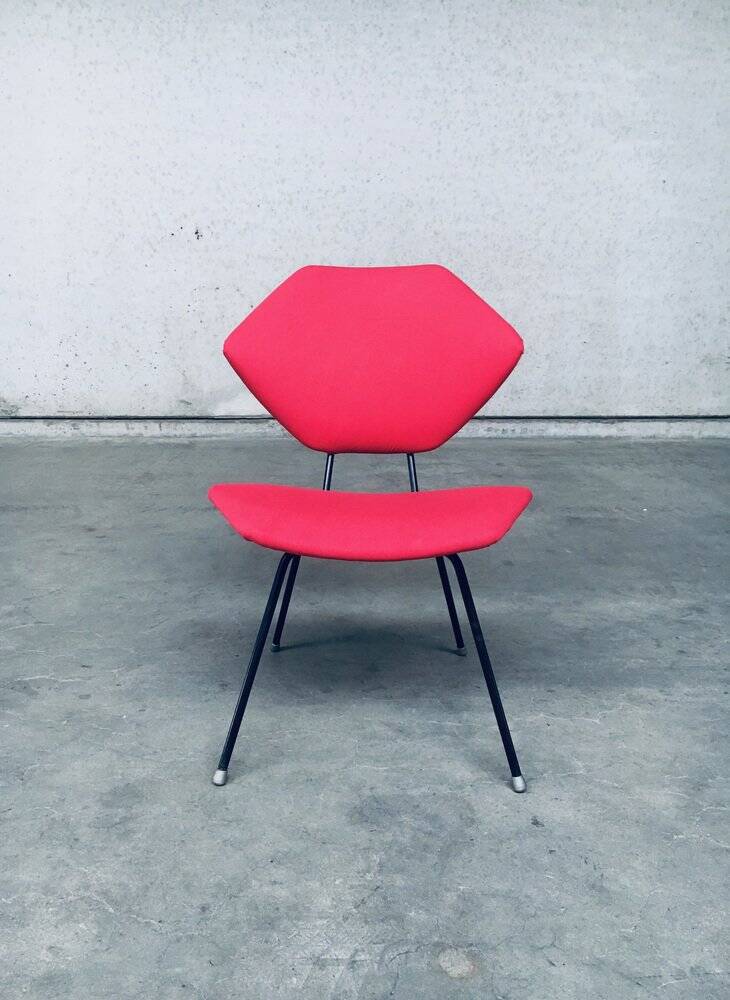 Set of Mid-Century Modern Low Side Chairs, Italy, 1950s