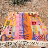 Superb Moroccan wool rug, handmade, dimensions 250x150 cm.
