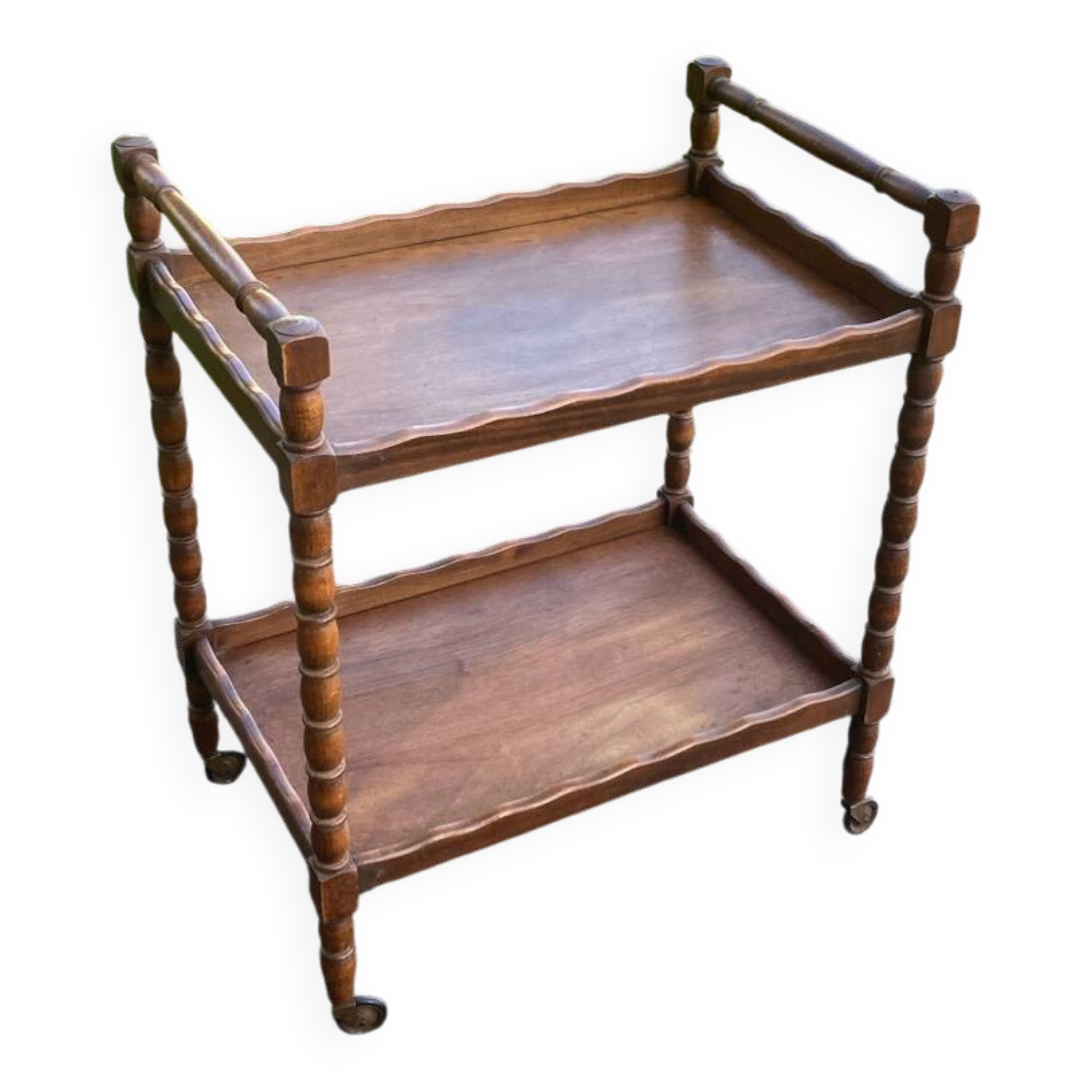 1960 wooden dessert table