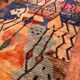 Authentique tapis marocain boujaad laine vintage fait à la main 300x200 cm