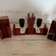 Set de 4 appliques murales vintage