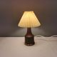 Beautiful sting lamp in twisted wood. Estimated 1970s and Swedish or Danish.