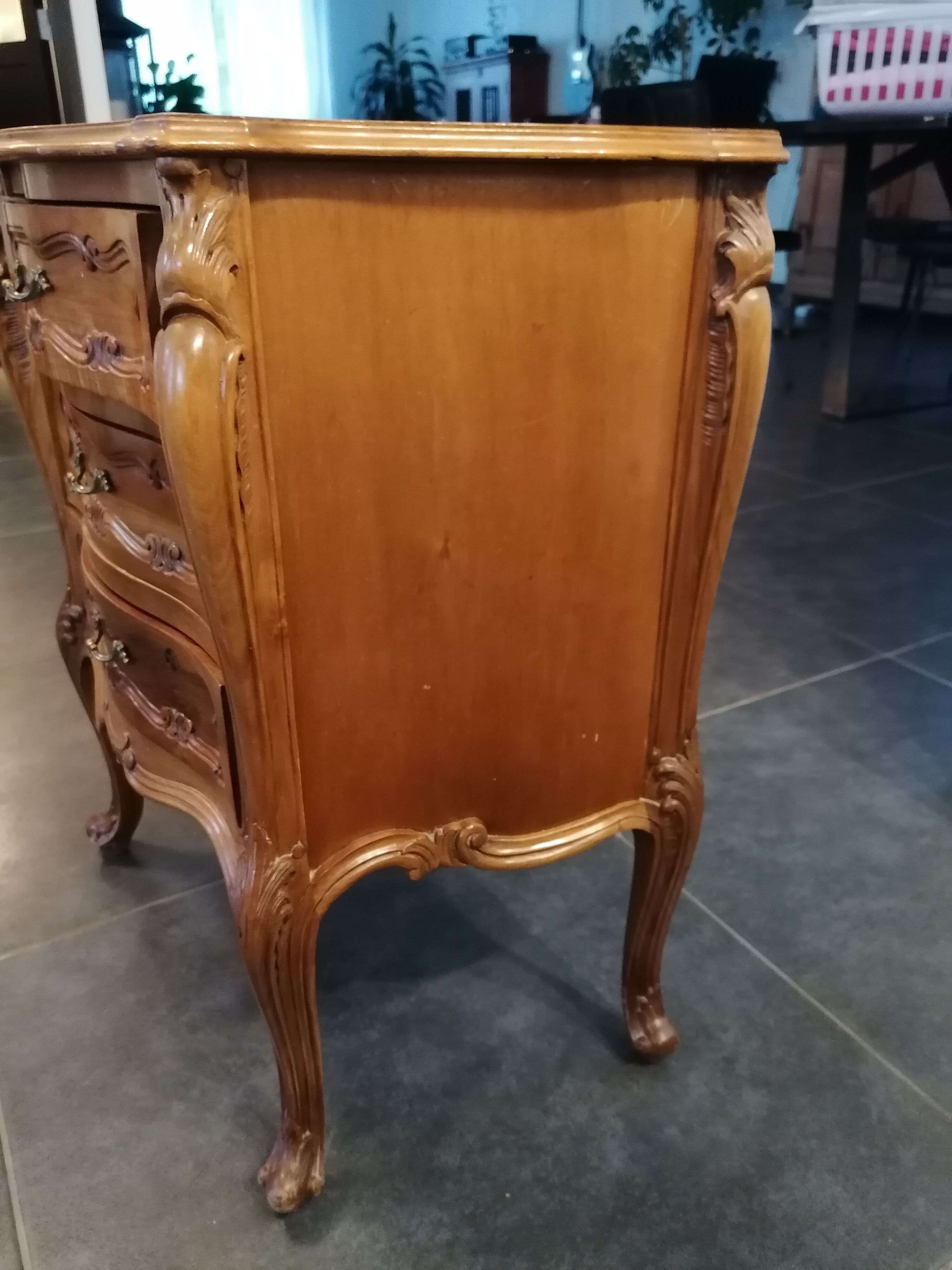 Baroque-style bedside