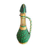 Bouteille carafe scoubidou 1950 60