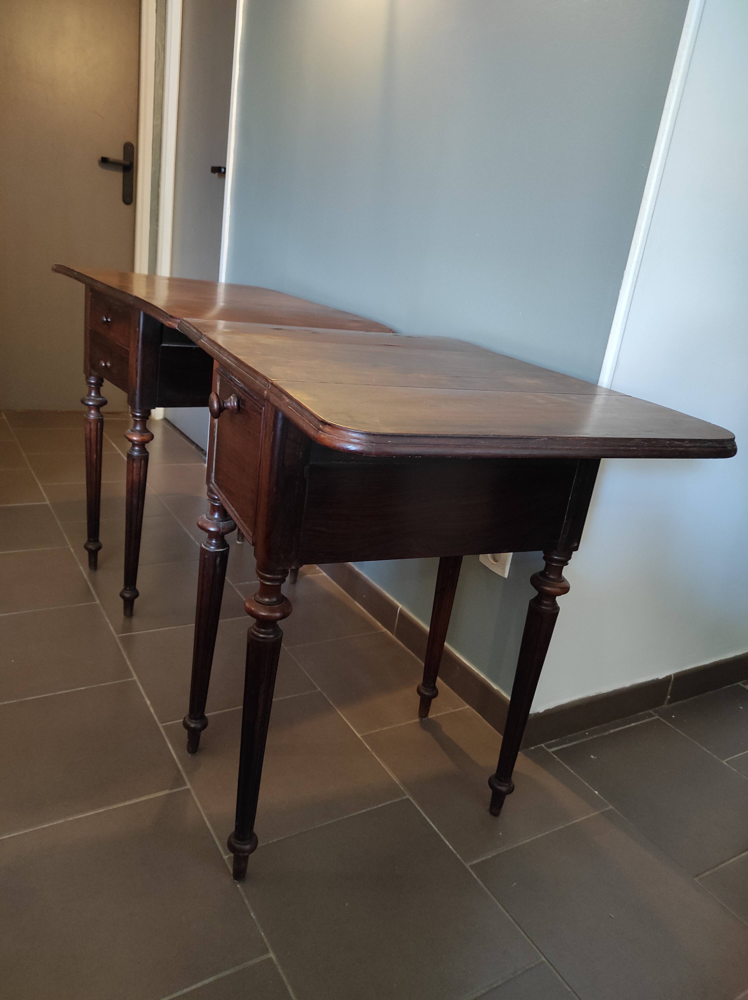 Two bedsides Louis Philippe style