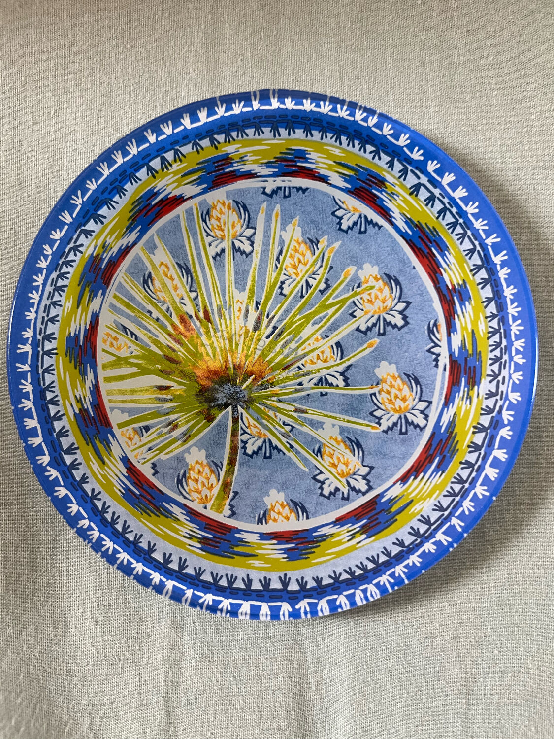 Glass soap holder fragonard