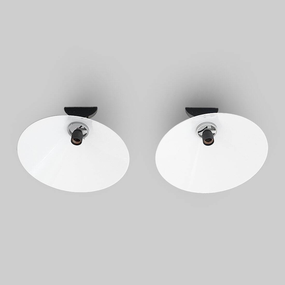 Pair of wall sconces Aggregato by Enzo Mari for Artemide, 1970s, set of 2