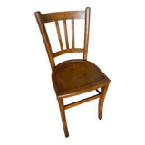 Vintage Luterma Bistro Chair Wood Thermoformed Seat #D801