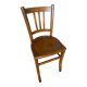 Vintage Luterma Bistro Chair Wood Thermoformed Seat #D801
