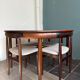 Rare Hans Olsen Roundette dining set, Denmark (1960s)