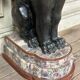 Pair of marble and bronze console tables, Italy, circa 1930