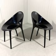 Philippe Starck glossy Super Impossible chairs, Kartell Italy
