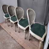 Suite of 4 Louis XVI style chairs