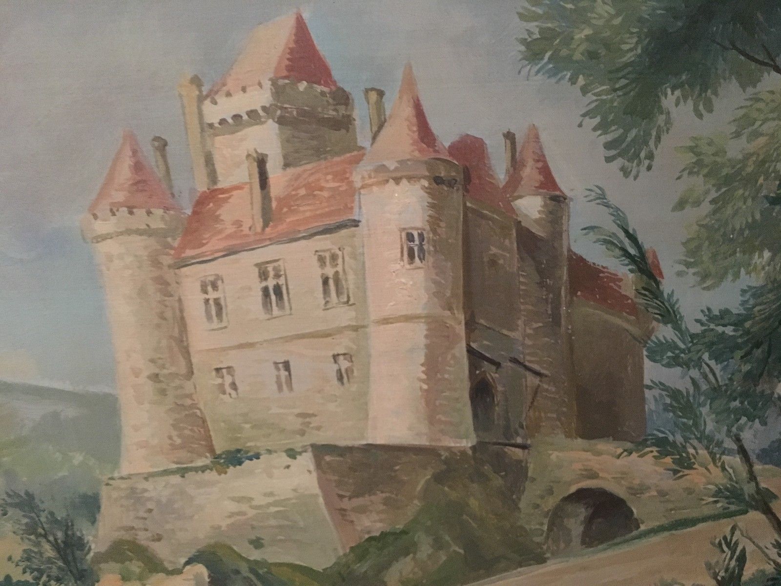 Pier in carved oak 156x130cm