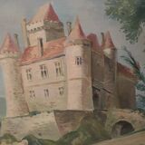 Pier in carved oak 156x130cm