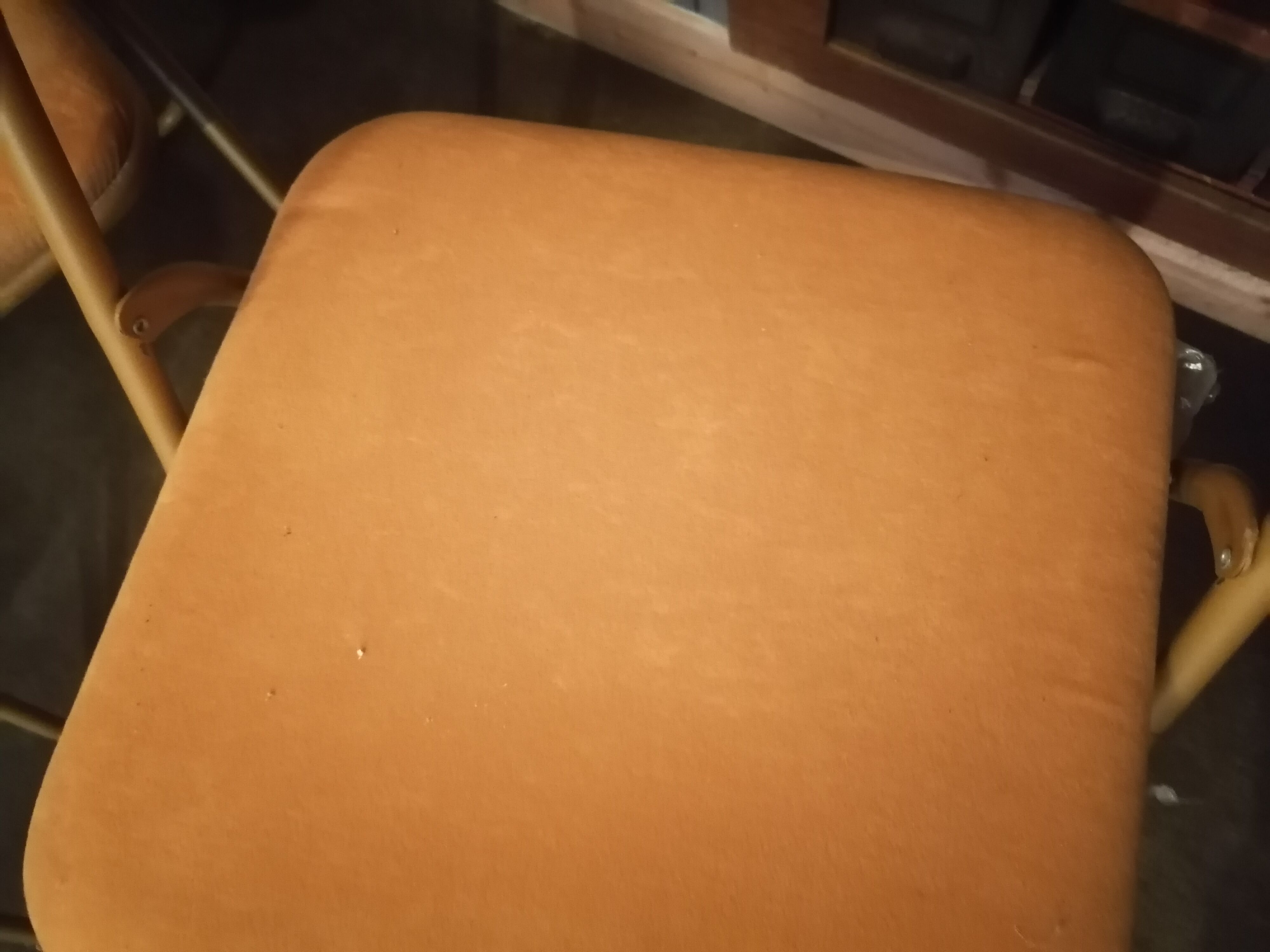 Lot 3 stained lafuma folding chairs