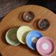 Lot 4 saucers Céranord Saint Amand Trianon