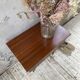 Chevet vintage placage acajou