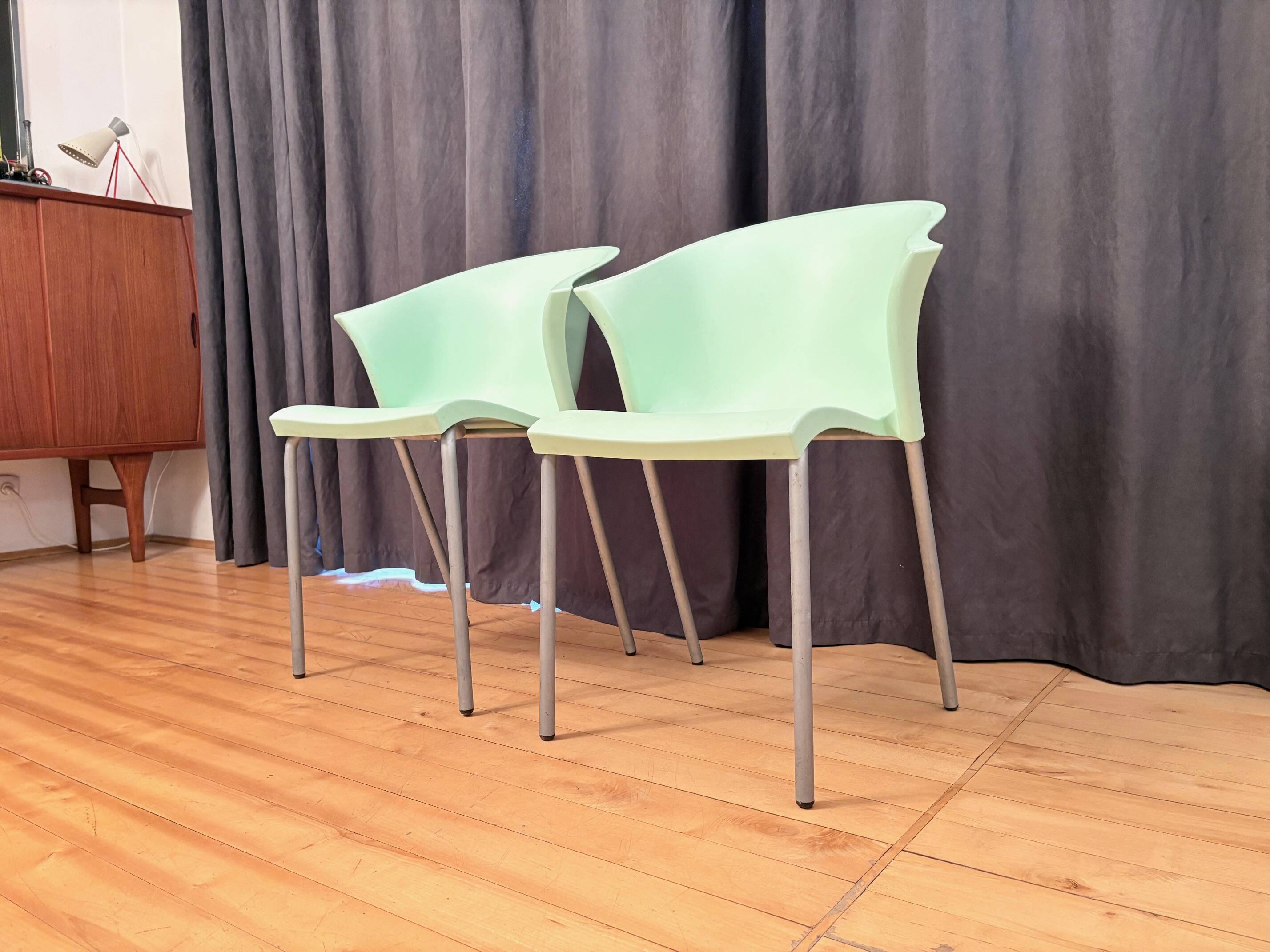 Pair of Bla Bla Bla chairs designed by Marco Maran for Parri A. & CO.