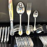 Christofle Marly, 48-piece cutlery set for 12 people, excellent condition