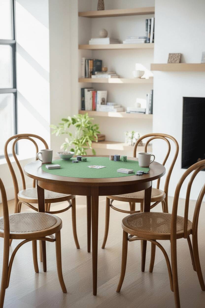Table console demi-lune