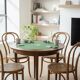 Table console demi-lune