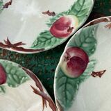 Dessert plates in Choisy le Roi slipware