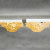 Pair of Murano Glass Wall Lights by Toni Zuccheri for Mazzega, 1970s