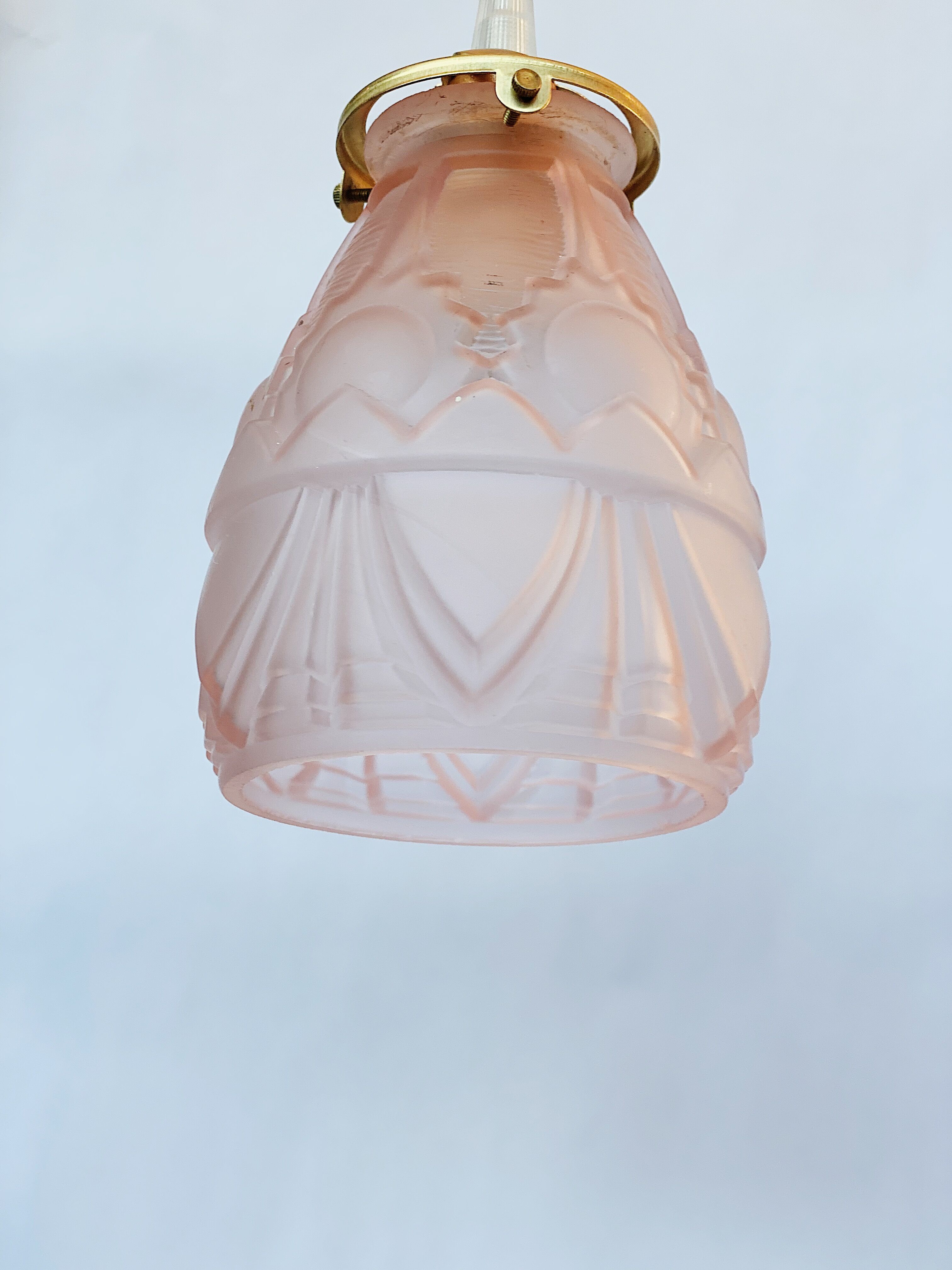 Art deco rose lamp