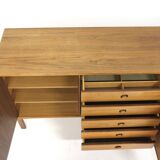 Enfilade scandinave en noyer, Skaraborgs Möbelindustri, Suède, 1960