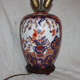 Old porcelain lamp Imari Japan XIX th