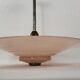 Ceiling lamp in Art Deco marble glass