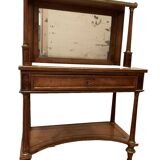 Credence de style louis xvi en acajou et placage xix siècle