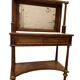 Louis XVI style credenza in mahogany and 19th century veneer