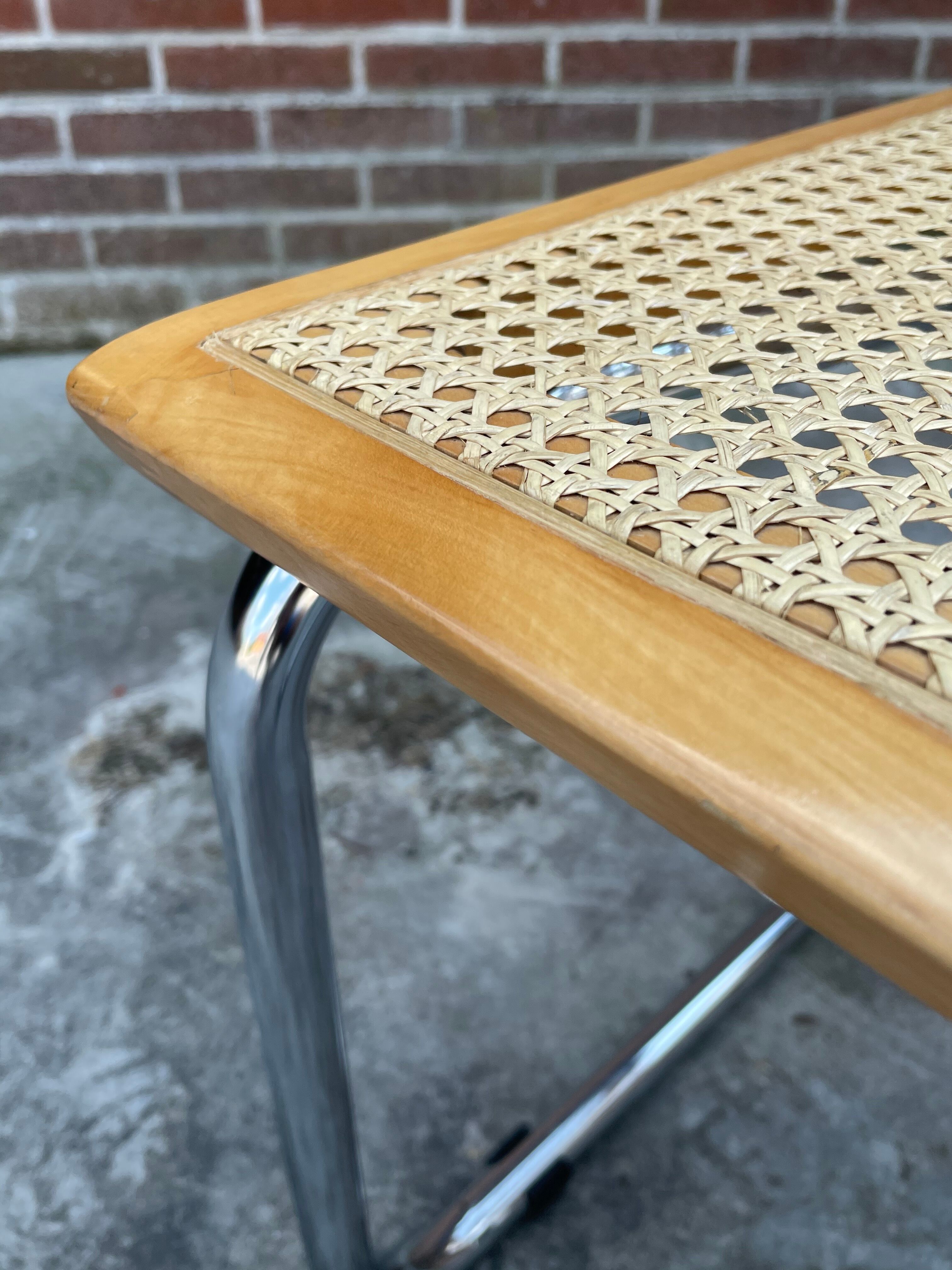 Chair model Cesca by Marcel Breuer with armrests B64