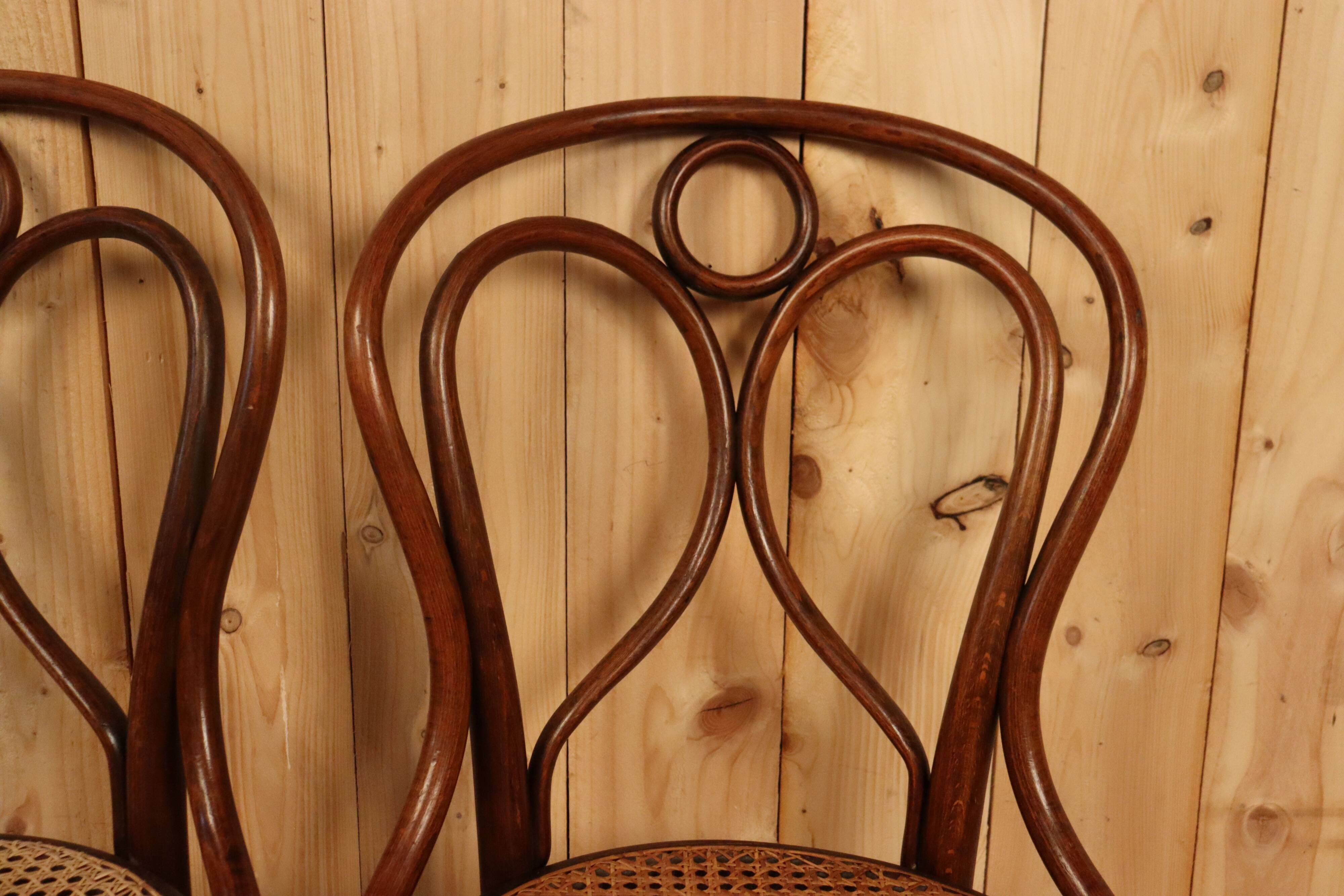 Paire de chaises bistrot n°19 Fischel