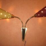 Ancienne applique, cornets étoiles