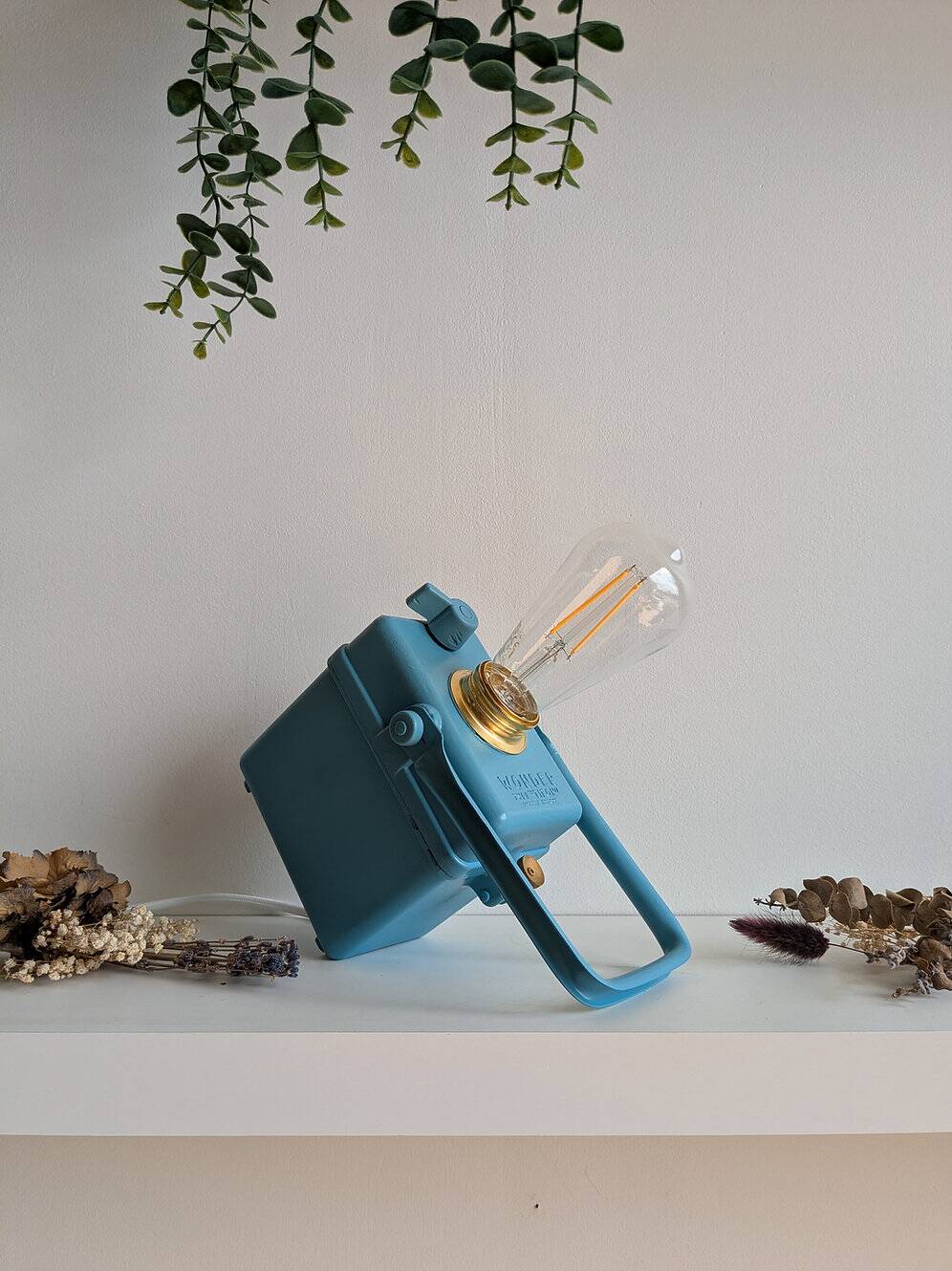 Vintage blue Wonder Tifon lamp