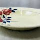 Vintage hollow round dish décor flowers HBCM pink red