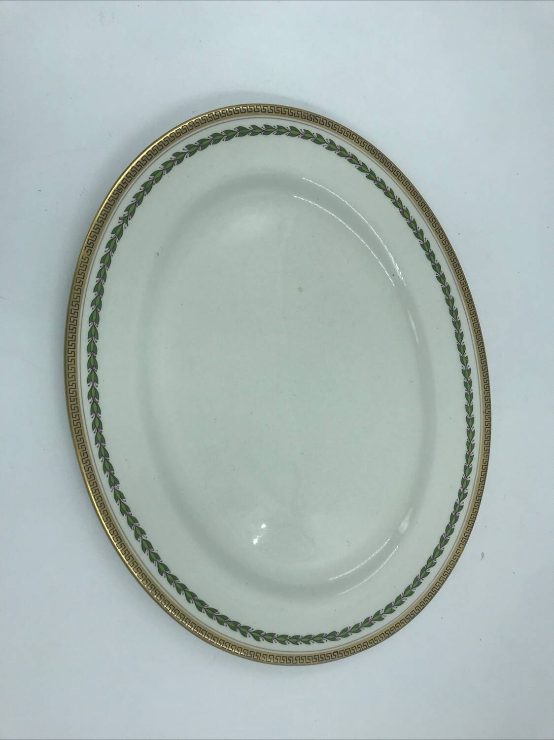Oval plate from Furnival pottery.
