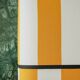 La divine – yellow deckchair striped wall light (large model).
