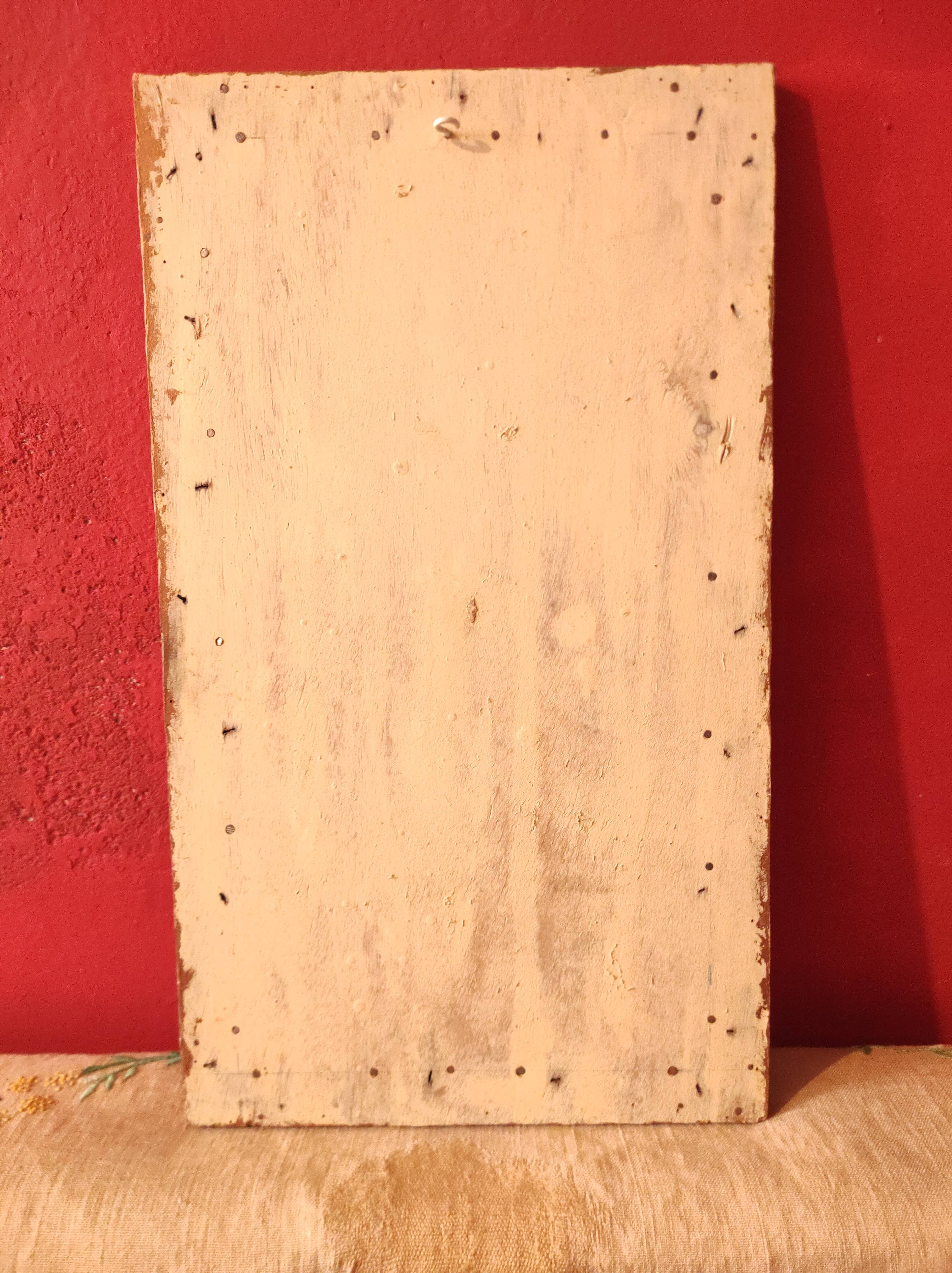 Vintage French oil painting of flowers, signed René