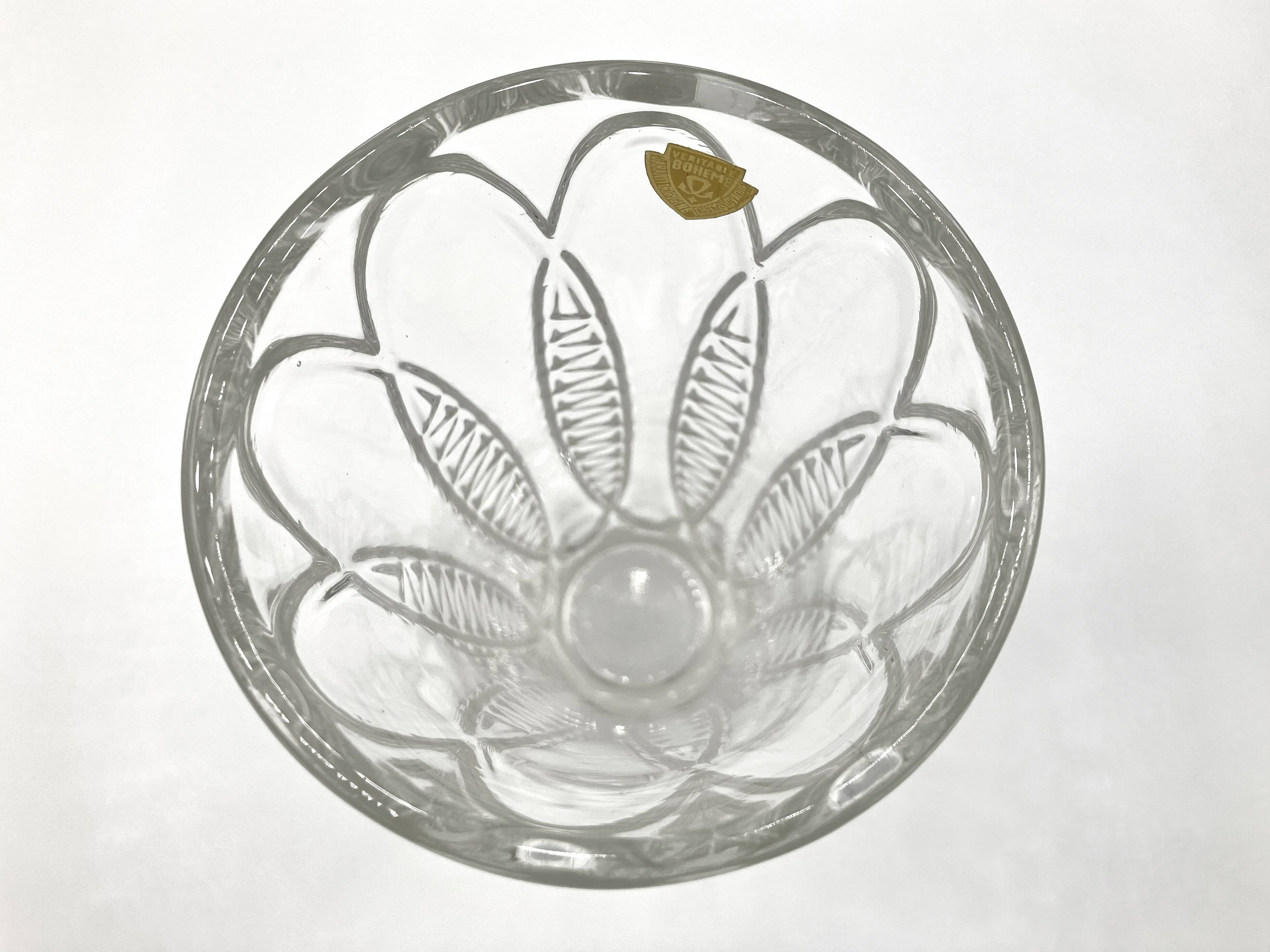 SKLO UNION vase • Hermanova Hut glassware • Design Rudolf Jurnikl • 1960 • Czechoslovakia